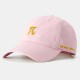 Unisex Summer Outing Sunshine Trend Baseball Cap Wild π Embroidered Outdoor Sunshade  Cap