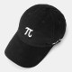 Unisex Summer Outing Sunshine Trend Baseball Cap Wild π Embroidered Outdoor Sunshade  Cap