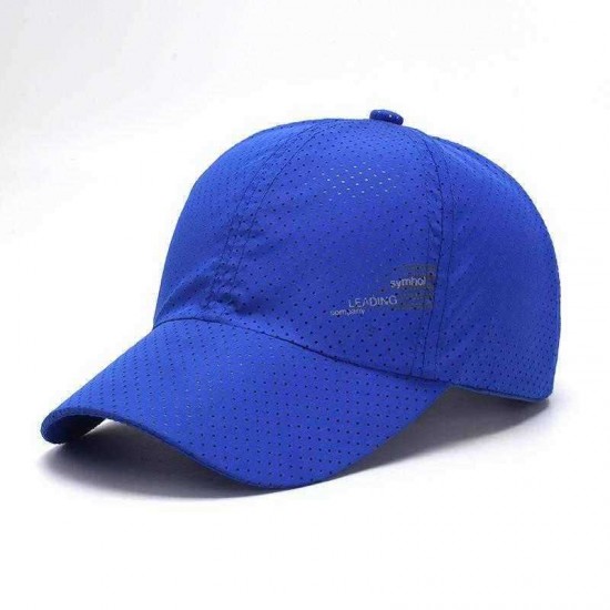 Unisex Sunscreen Mesh Breathable Sunshade Baseball Cap Outdoor Quick-drying Ultra-thin Cap