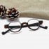 Unisex TR90 Fashion Round Frame Anti-fatigue HD Reading Glasses Presbyopic Hyperopia Glasses