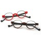 Unisex TR90 Fashion Round Frame Anti-fatigue HD Reading Glasses Presbyopic Hyperopia Glasses