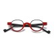 Unisex TR90 Fashion Round Frame Anti-fatigue HD Reading Glasses Presbyopic Hyperopia Glasses