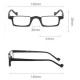 Unisex TR90 Frame HD Reading Glasses Farsighted Glasses Bendable Square Presbyopic Glasses