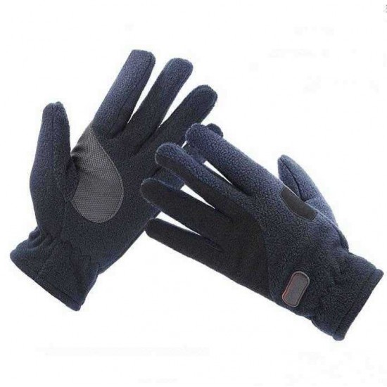 Unisex Thermal Fleece Driving Golves Outdooors Sports Cycling Screen Touch Adjustable Mittens