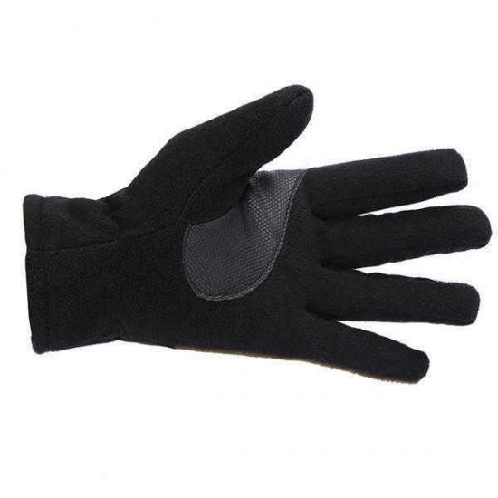 Unisex Thermal Fleece Driving Golves Outdooors Sports Cycling Screen Touch Adjustable Mittens