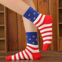 Unisex Tube Socks Casual Crew Ankle American USA Star Flag Stripes Glory Socks