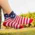 Unisex Tube Socks Casual Crew Ankle American USA Star Flag Stripes Glory Socks