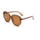 Unisex UV400 Big Frame Irregular Retro Sunglasses Deco Fashion Trend Eyeglasses