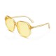 Unisex UV400 Big Frame Irregular Retro Sunglasses Deco Fashion Trend Eyeglasses