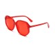 Unisex UV400 Big Frame Irregular Retro Sunglasses Deco Fashion Trend Eyeglasses