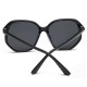 Unisex UV400 Big Frame Irregular Retro Sunglasses Deco Fashion Trend Eyeglasses