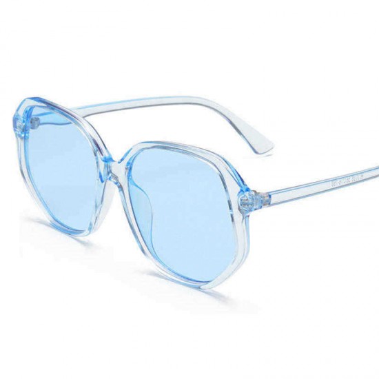 Unisex UV400 Big Frame Irregular Retro Sunglasses Deco Fashion Trend Eyeglasses