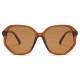 Unisex UV400 Big Frame Irregular Retro Sunglasses Deco Fashion Trend Eyeglasses