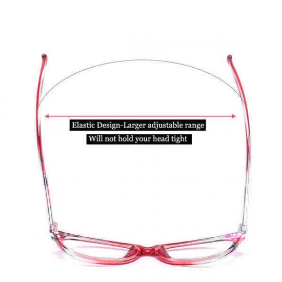 Unisex Ultra-Light PC Full Frame Glasses Reading Glasses HD Resin Eyeglasses