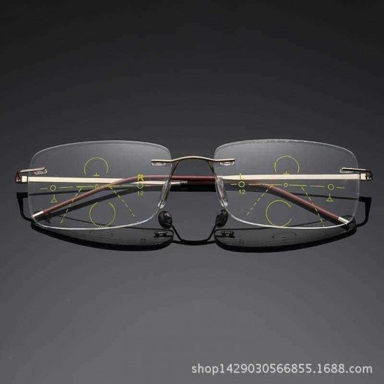 Unisex Ultra-light Smart Near-use Multi-focus Presbyopic Reading Glasses Eye Protection Glasses