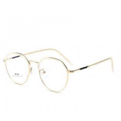 Unisex Ultra-light TR90 Retro PC Anti-fatigue Anti-blue Flat Mirror Optical Glasses