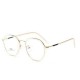 Unisex Ultra-light TR90 Retro PC Anti-fatigue Anti-blue Flat Mirror Optical Glasses