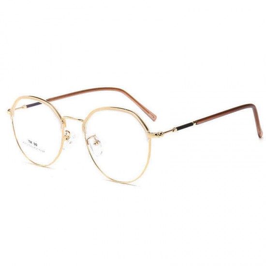 Unisex Ultra-light TR90 Retro PC Anti-fatigue Anti-blue Flat Mirror Optical Glasses