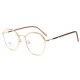 Unisex Ultra-light TR90 Retro PC Anti-fatigue Anti-blue Flat Mirror Optical Glasses