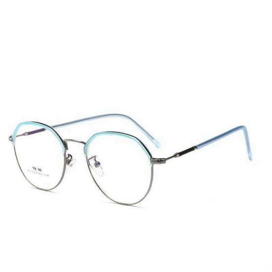 Unisex Ultra-light TR90 Retro PC Anti-fatigue Anti-blue Flat Mirror Optical Glasses