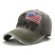 Unisex Vintage Patriotic Baseball Cap Stylish Distressed American Flag Cap Hat