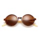 Unisex Vintage Retro Round UV400 Sunglasses Handmade Bamboo Leg Shades Eyewear Glasses