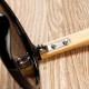 Unisex Vintage Retro Round UV400 Sunglasses Handmade Bamboo Leg Shades Eyewear Glasses