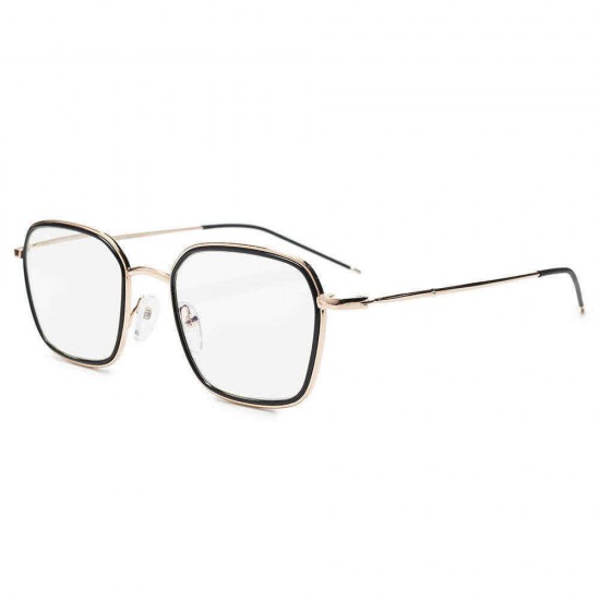 Unisex Vogue Anti-blue Anti-fatigue Metal Frame Comfortable Computer Circle Round Reading Glasses