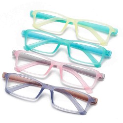 Unisex Vogue Colorful Vintage Light PC Anti-fatigue Comfortable Computer Reading Glasses