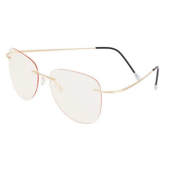 Unisex Vogue Vintage Flexible Anti-blue Light Radiation Protection Anti-fatigue Clear Lens Glasses Sunglasses