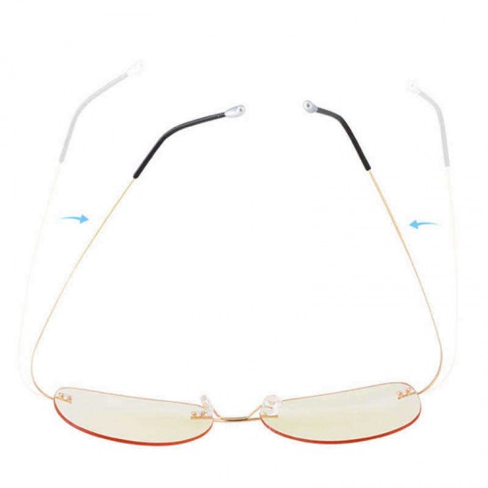 Unisex Vogue Vintage Flexible Anti-blue Light Radiation Protection Anti-fatigue Clear Lens Glasses Sunglasses