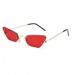 Unisex Vogue Vintage Frameless Metal Marine Sunglasses Outdoor Travel Beach Sunglasses