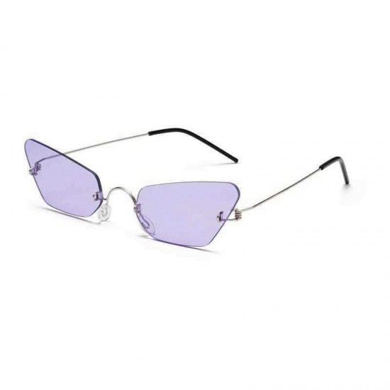 Unisex Vogue Vintage Frameless Metal Marine Sunglasses Outdoor Travel Beach Sunglasses