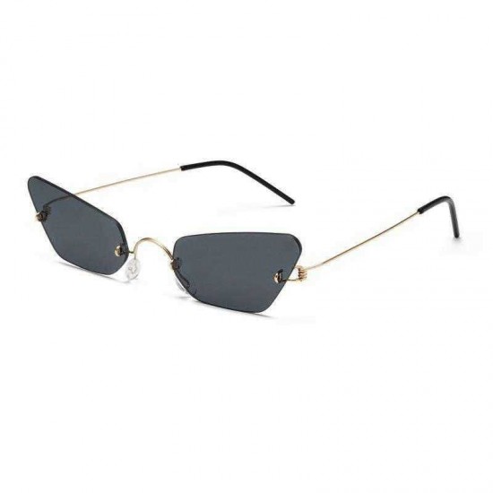 Unisex Vogue Vintage Frameless Metal Marine Sunglasses Outdoor Travel Beach Sunglasses