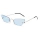 Unisex Vogue Vintage Frameless Metal Marine Sunglasses Outdoor Travel Beach Sunglasses