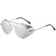 Unisex Vogue Vintage Metal Full-frame Anti-UV Sunglasses Outdoor Driving Beach Travel  Sunglasses