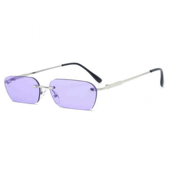 Unisex Vogue Vintage Metal Marine Frameless Sunglasses Outdoor Travel Beach Sunglasses