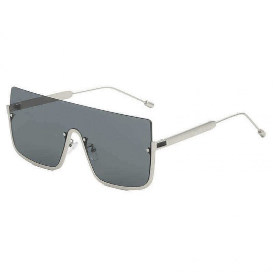 Unisex Vogue Vintage PC Metal Anti-UV Sunglasses Outdoor Travel Beach Square Sunglasses