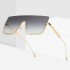 Unisex Vogue Vintage PC Metal Anti-UV Sunglasses Outdoor Travel Beach Square Sunglasses