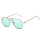 Unisex Vogue Vintage PC Metal Marine Sunglasses Outdoor Travel Beach Anti-UV Sunglasses