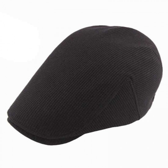 Unisex Warm Peaked Cap Outdoor Leisure Adjustable Buckled Hat