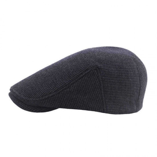 Unisex Warm Peaked Cap Outdoor Leisure Adjustable Buckled Hat