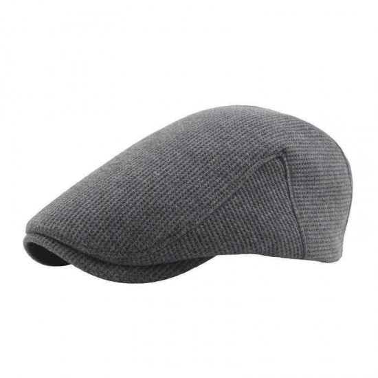 Unisex Warm Peaked Cap Outdoor Leisure Adjustable Buckled Hat