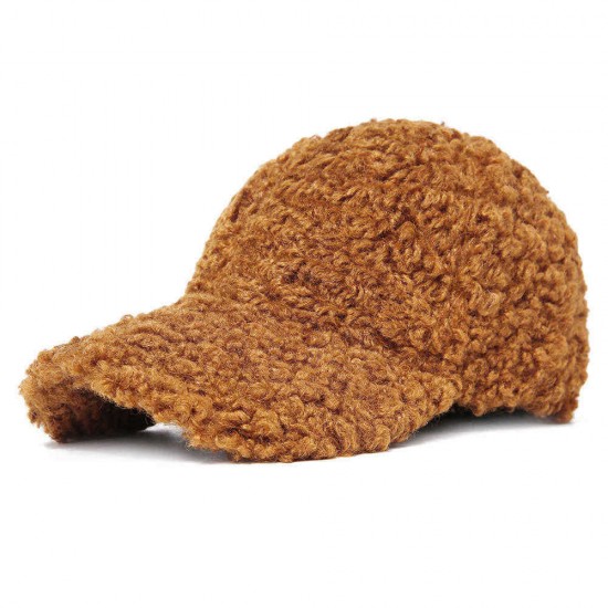 Unisex Warm Plush Adjustable Teddy Poodle Animal Hat Baseball Cap