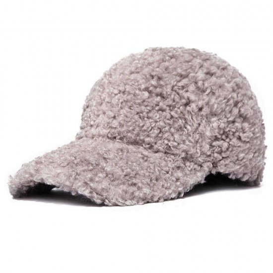 Unisex Warm Plush Adjustable Teddy Poodle Animal Hat Baseball Cap