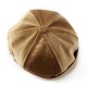 Unisex Warm Velvet Brimless Hats Street Vintage Chic Sailor Cap