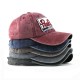 Unisex Wild Letter Embroidered Cap Washable Old Baseball Cap Breathable Cotton Sun Curved Cap