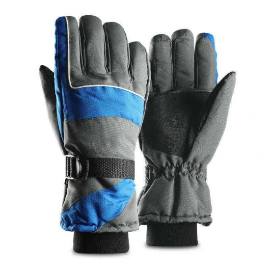 Unisex Winter Dedicated Three-Layer Thick Warm Gloves Cycling Driving Skiing Sports Commuter Gloves