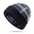 Unisex Winter Dual-Use Adjustable Print Cotton Beanie Hat Neck Warmer