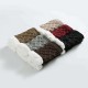 Unisex Winter Leg Warmer Thicken Fleece Liner Knit Knee Pads Warm Diamond Tube Socks Boots Deco